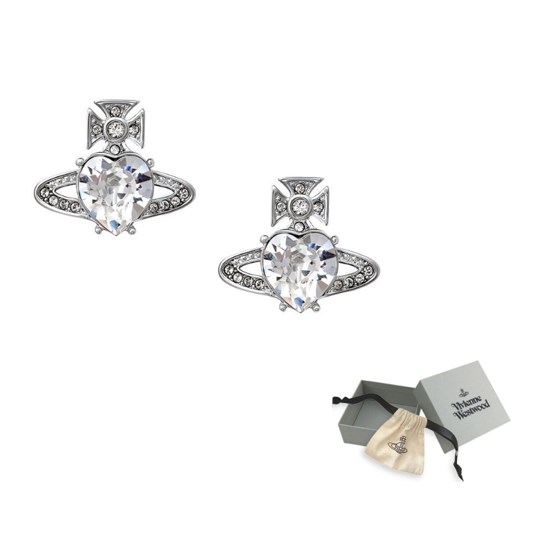 Украшенные серьги-диски Orb Vivienne Westwood, серебряный
Украшенные серьги-диски Orb Vivienne Westwood, серебряный