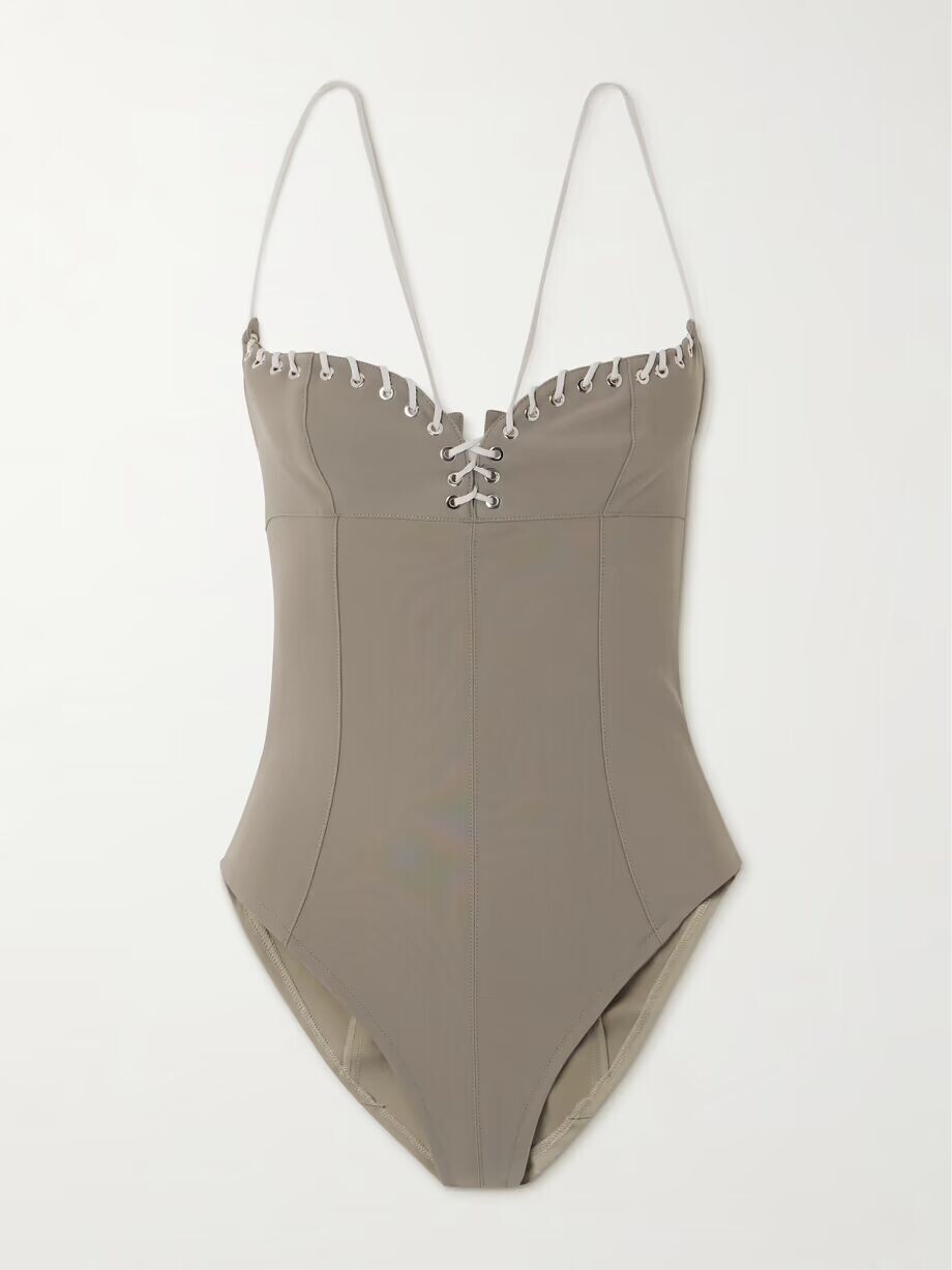 Прошитый купальник Ludovic De Saint Sernin, зеленый
Прошитый купальник Ludovic De Saint Sernin, зеленый