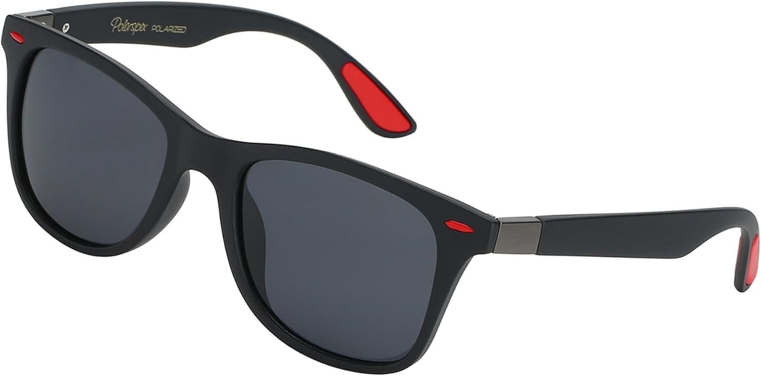 Поляризованные солнцезащитные очки PolarSpex для мужчин и женщин – защита от УФ-излучения, прочные и легкие, в стиле ретро, идеально подходят для вождения и рыбалки, Racing Black | Polarized Smoke
Поляризованные солнцезащитные очки PolarSpex для мужчин и женщин – защита от УФ-излучения, прочные и легкие, в стиле ретро, идеально подходят для вождения и рыбалки, Racing Black | Polarized Smoke