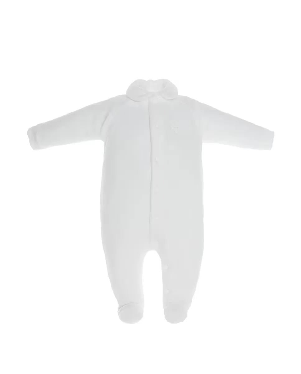 Однотонная детская пижама с вырезом спереди Cambrass, белый
Однотонная детская пижама с вырезом спереди Cambrass, белый