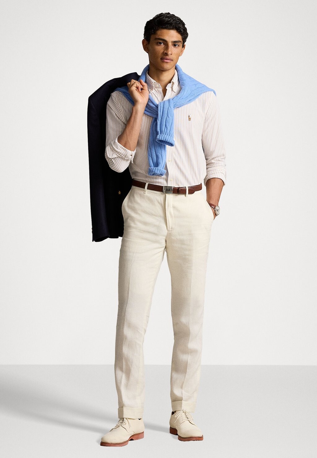 Рубашка KNIT OXFORD SHIRT Ralph Lauren, бежевый 
Рубашка KNIT OXFORD SHIRT Ralph Lauren, бежевый