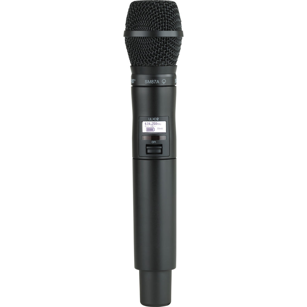 Беспроводной передатчик Shure ULXD2/SM87 Digital Handheld Wireless ULXD2/SM87-G50
Беспроводной передатчик Shure ULXD2/SM87 Digital Handheld Wireless ULXD2/SM87-G50
