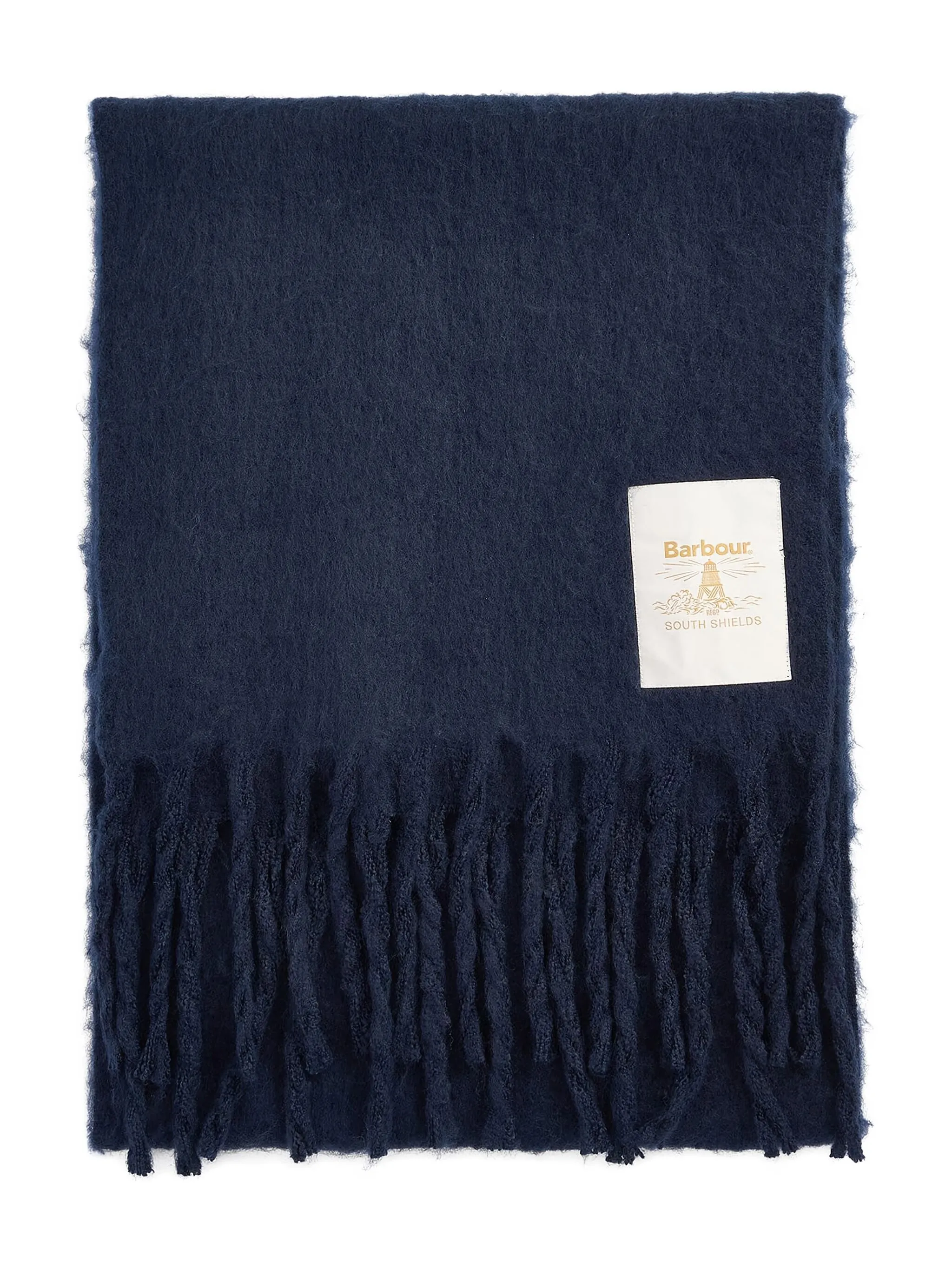 Шарф Ellison с бахромой Barbour, синий
Шарф Ellison с бахромой Barbour, синий