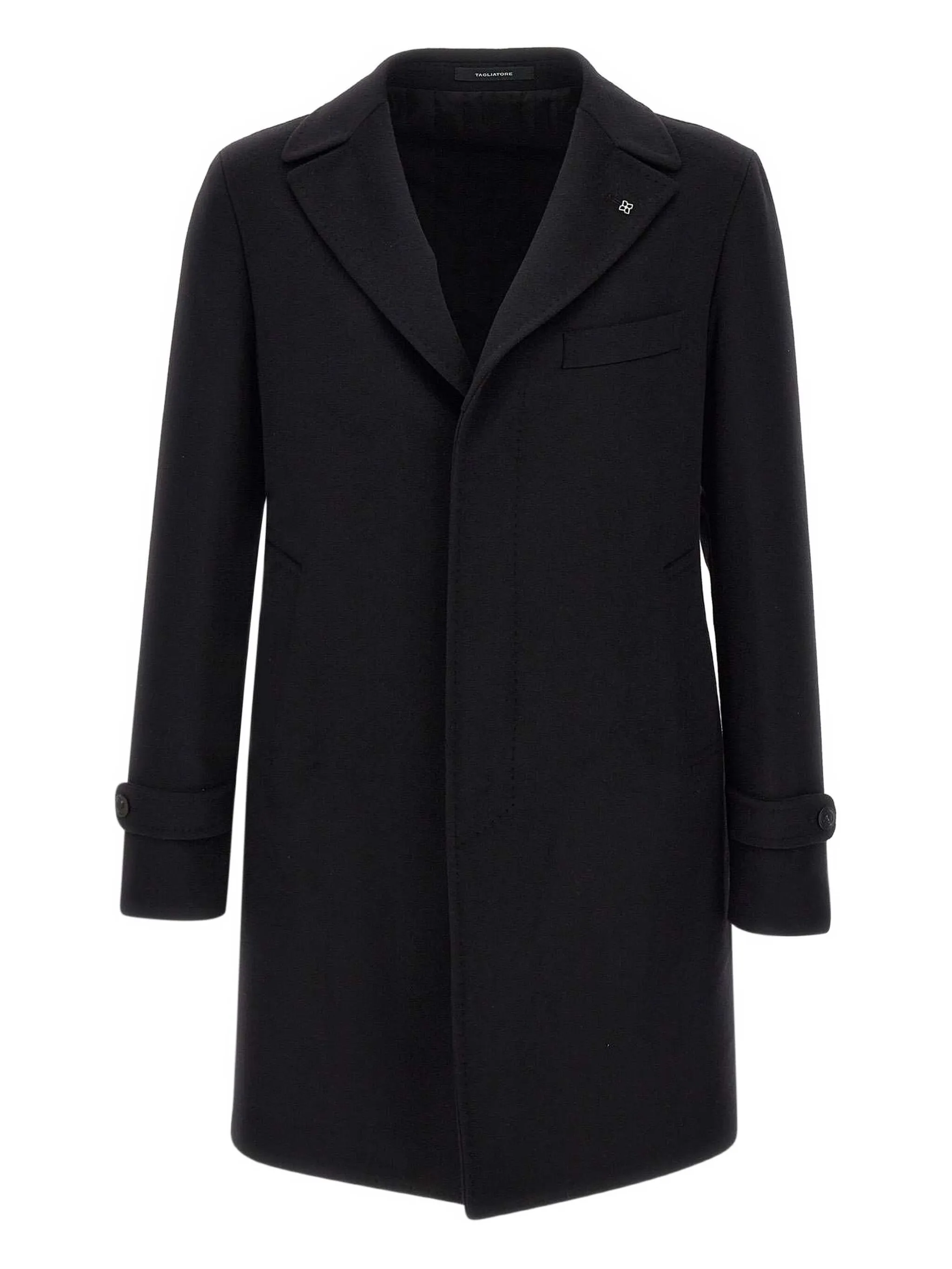 Булавка с логотипом на лацкане пальто Tagliatore, черный
Булавка с логотипом на лацкане пальто Tagliatore, черный