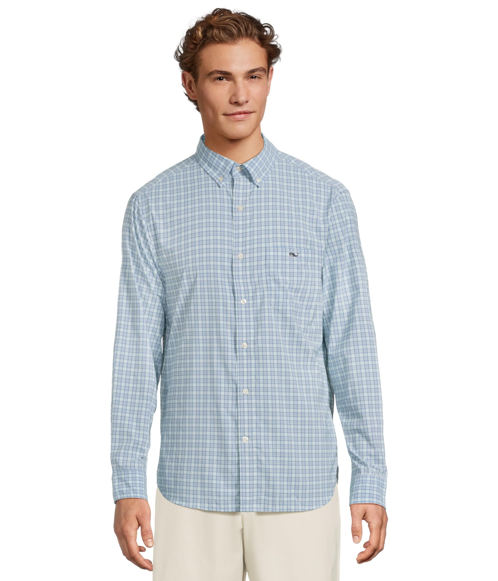 Рубашка Vineyard Vines Cobia Check Featherweight Performance Shirt, Crystal Blue
Рубашка Vineyard Vines Cobia Check Featherweight Performance Shirt, Crystal Blue