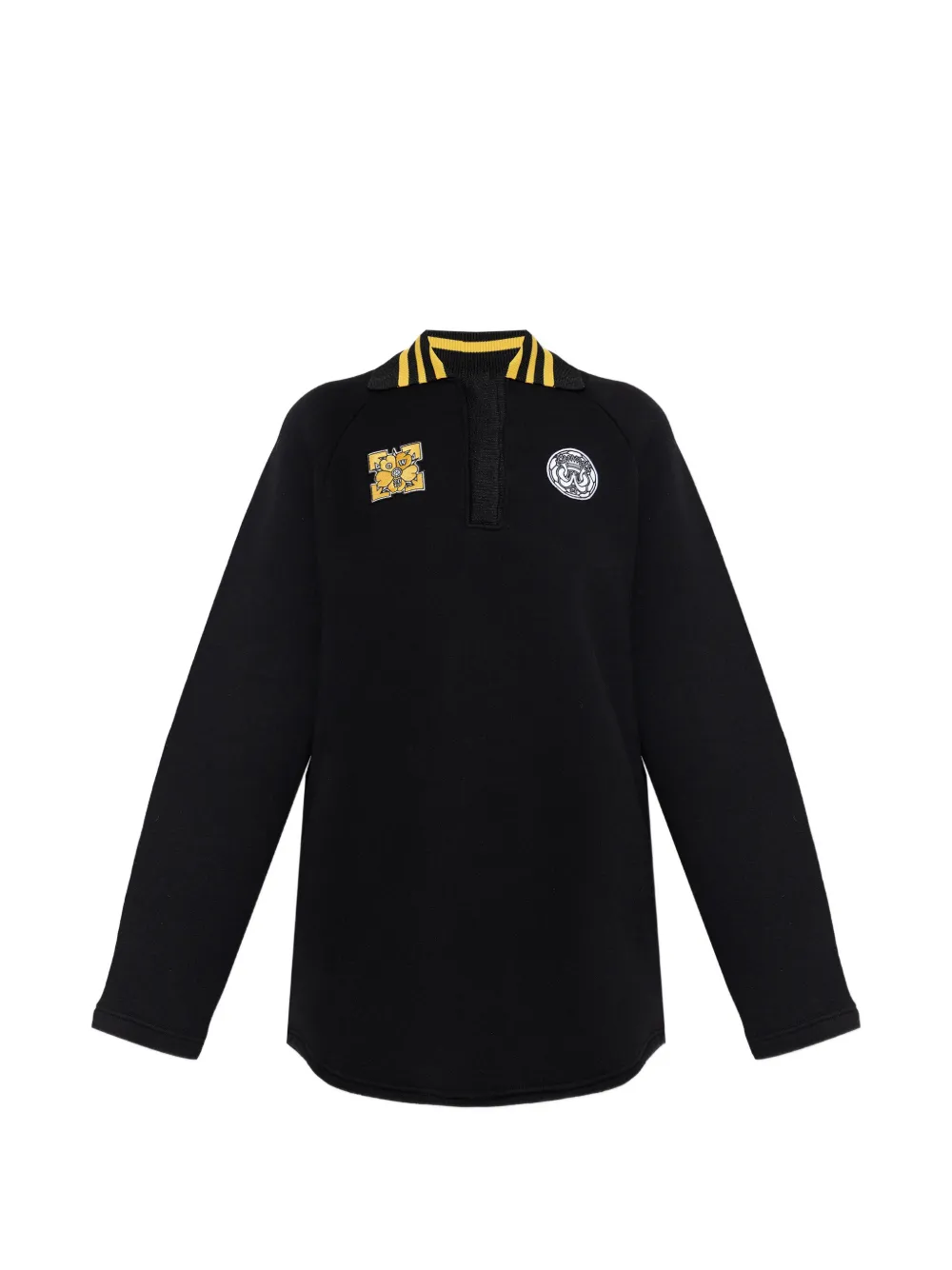 Платье с аппликацией и воротником Off-White, черный
Платье с аппликацией и воротником Off-White, черный