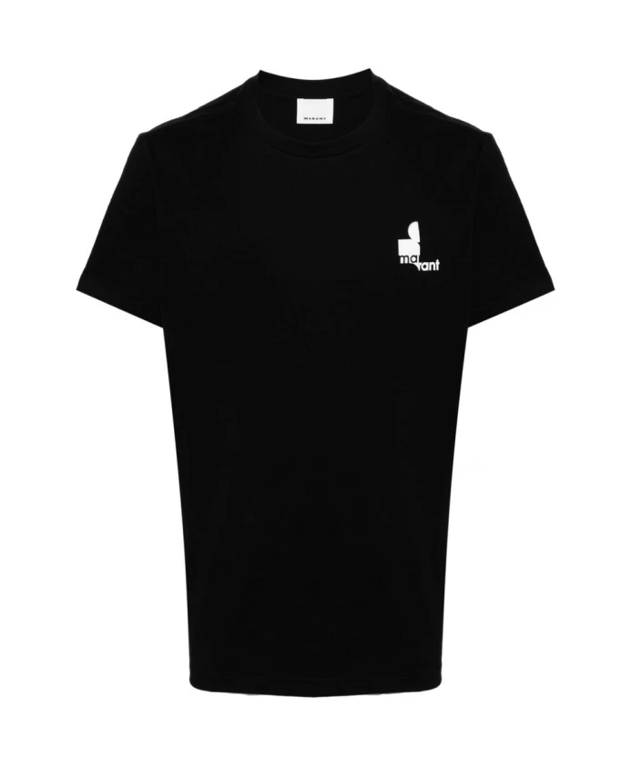 Черная футболка с круглым вырезом и логотипом Isabel Marant, черный
Черная футболка с круглым вырезом и логотипом Isabel Marant, черный