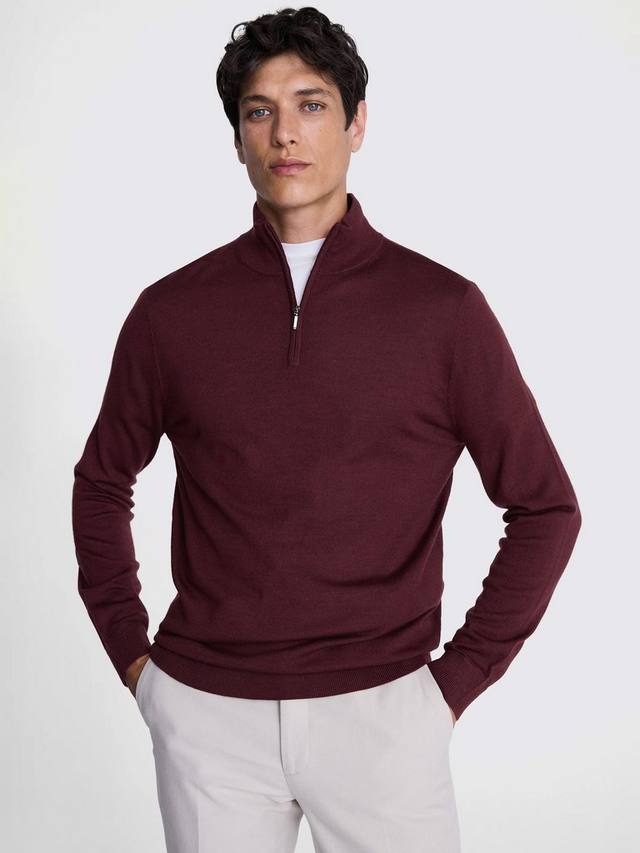 Мерино джемпер с молнией Moss, Cerise
Мерино джемпер с молнией Moss, Cerise