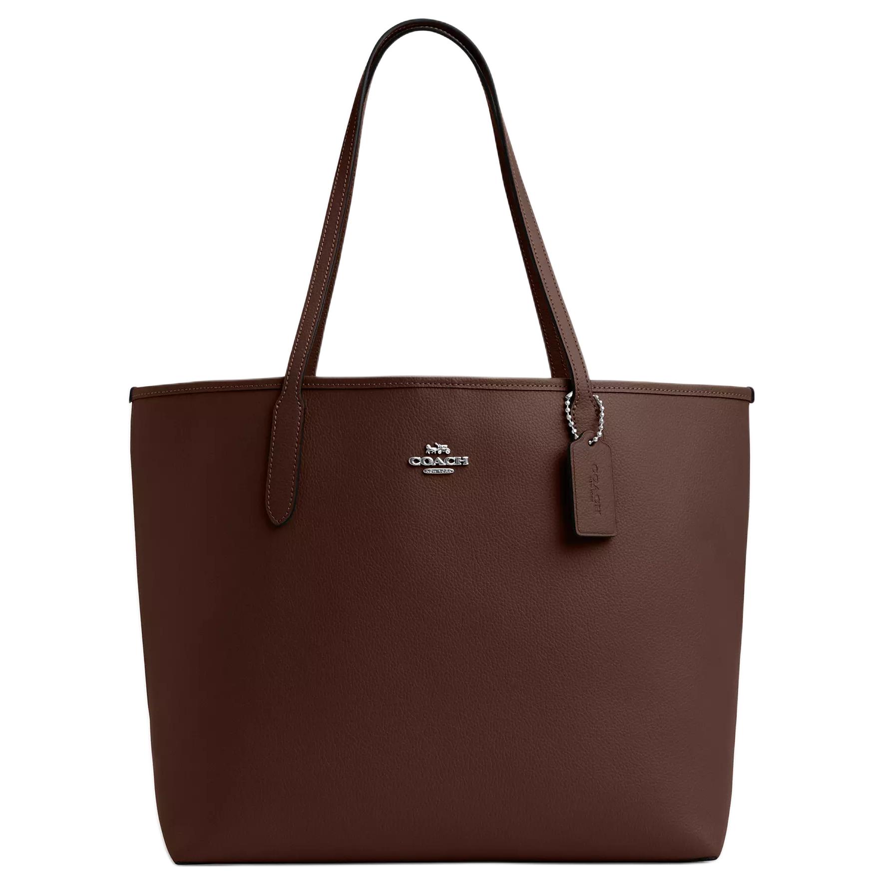 COACH Городская двусторонняя кожаная сумка тоут
COACH Городская двусторонняя кожаная сумка тоут