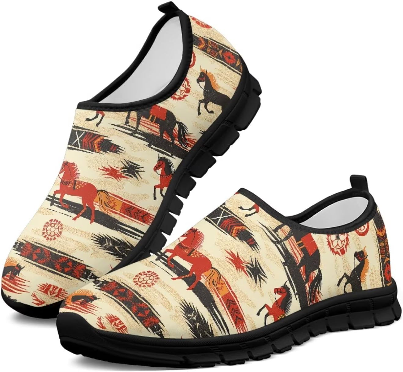 Мужские слипоны Howilath Western Tribal Aztec, повседневная обувь, кроссовки для бега, дышащие, без застежек, Boho Ethnic Horse
Мужские слипоны Howilath Western Tribal Aztec, повседневная обувь, кроссовки для бега, дышащие, без застежек, Boho Ethnic Horse