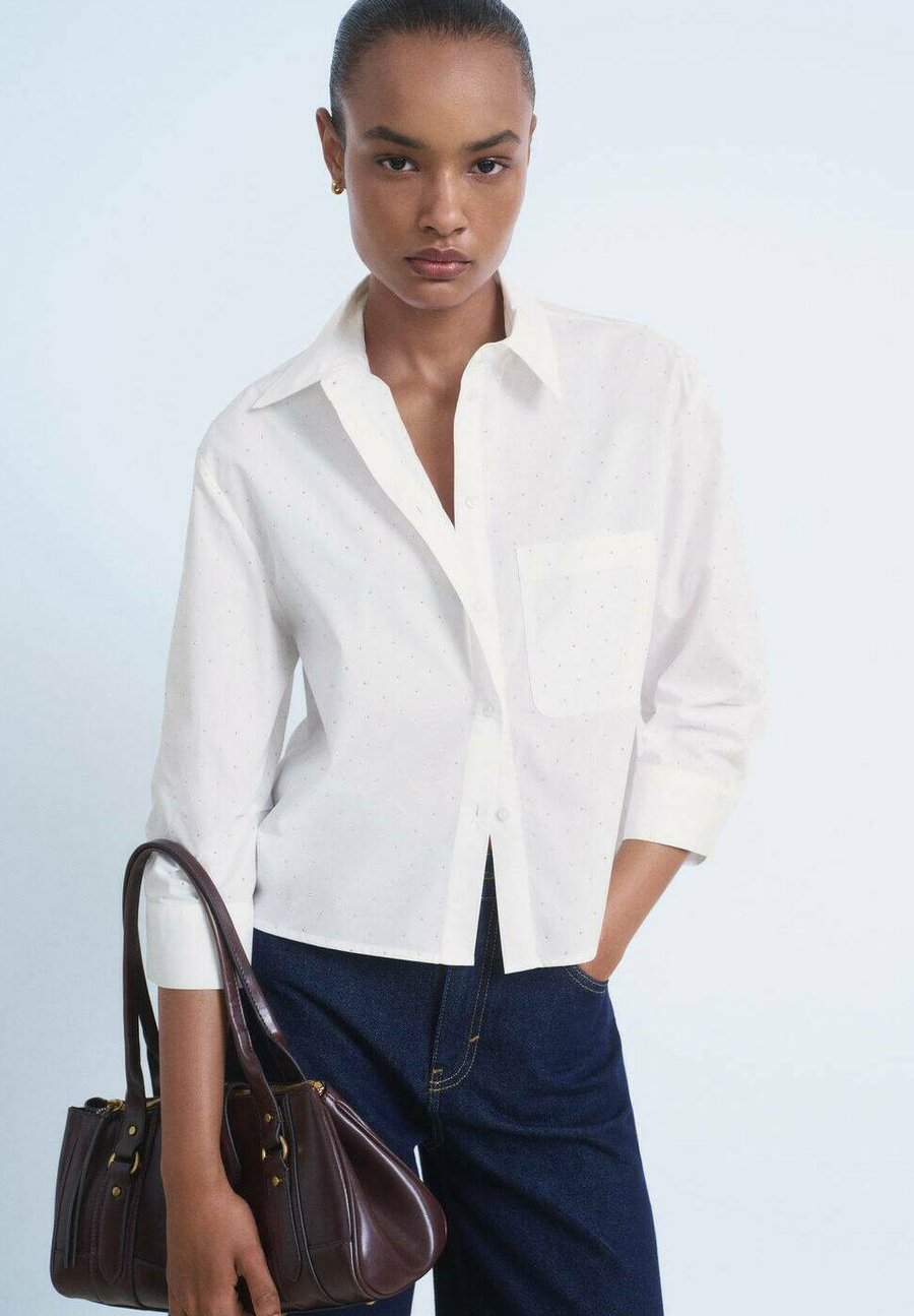 Блуза Mango RHINESTONE CROPPED, Off-White
Блуза Mango RHINESTONE CROPPED, Off-White