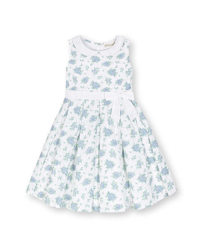 Детское льняное платье без рукавов с воротником Питер Пэн и поясом - Baby Hope & Henry, синий
Детское льняное платье без рукавов с воротником Питер Пэн и поясом - Baby Hope & Henry, синий