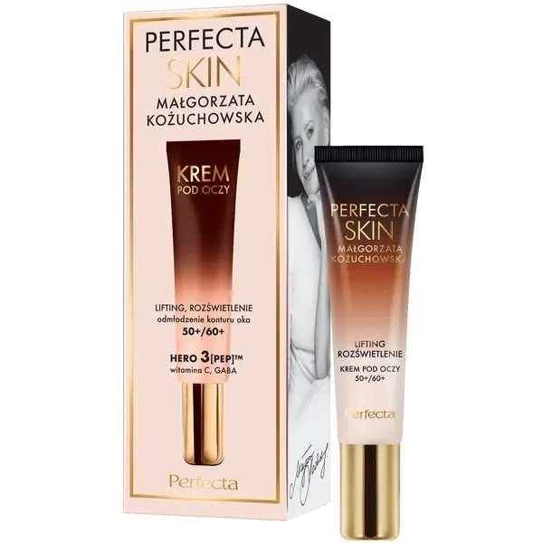 Подтягивающий и осветляющий крем для кожи вокруг глаз и век 50+/60+, 15 мл Perfecta Skin małgorzata kożuchowska
Подтягивающий и осветляющий крем для кожи вокруг глаз и век 50+/60+, 15 мл Perfecta Skin małgorzata kożuchowska