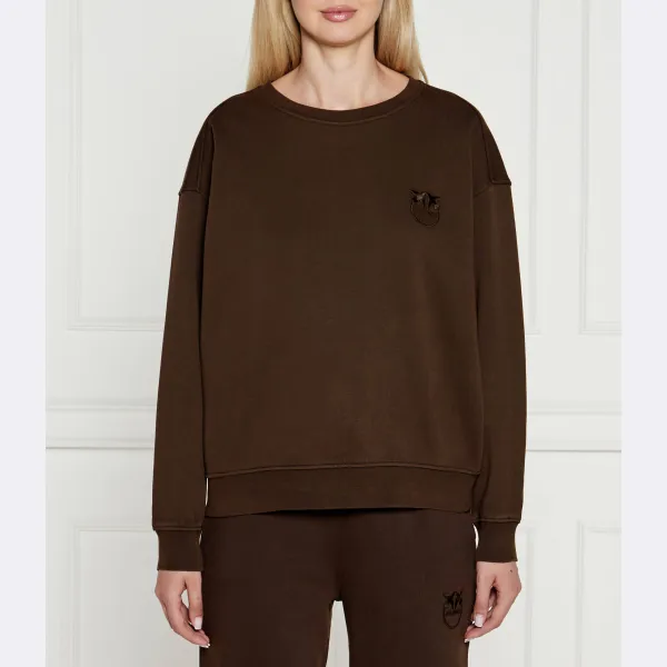 Толстовка свободного кроя Pinko, коричневый
Толстовка свободного кроя Pinko, коричневый