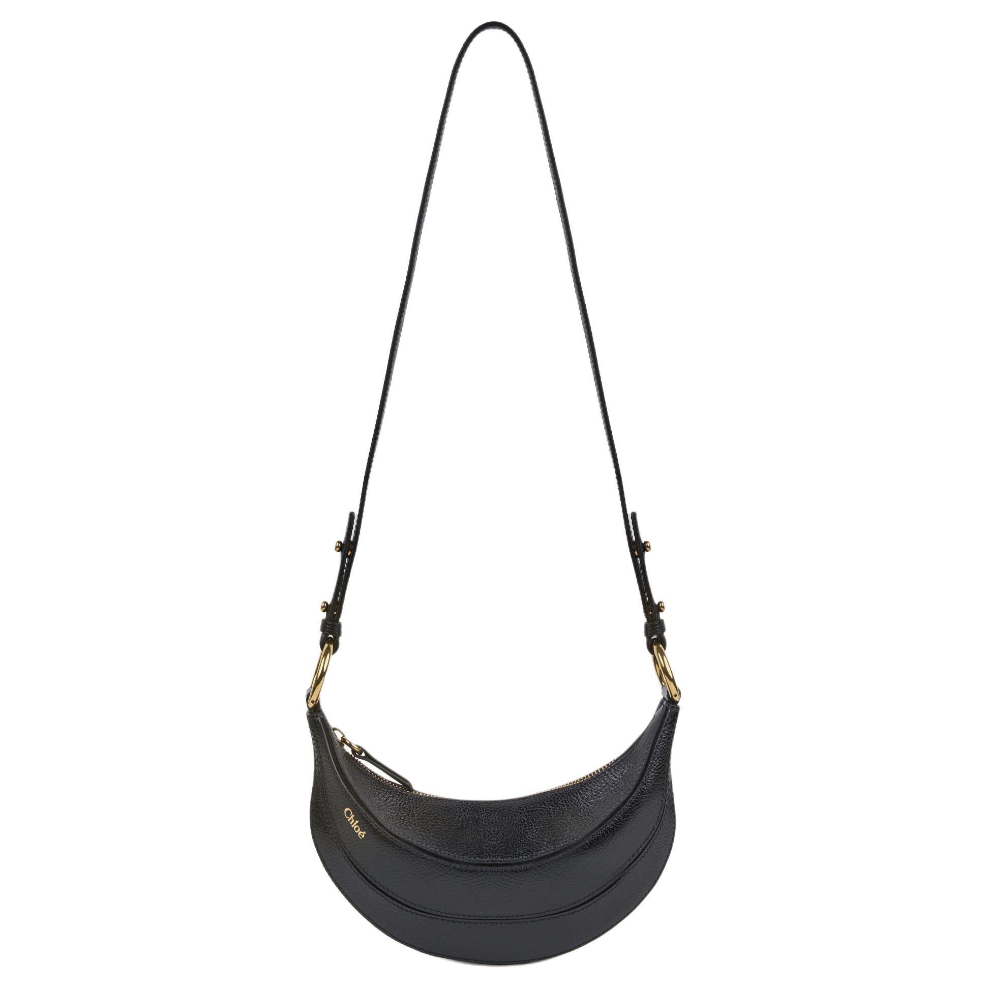 Chloé Сумка через плечо Хлои из блестящей зернистой телячьей кожи женская черная
Chloé Сумка через плечо Хлои из блестящей зернистой телячьей кожи женская черная