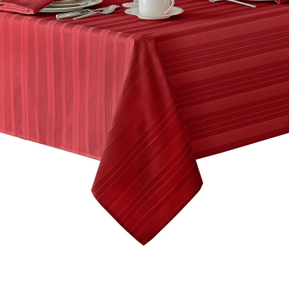 Elrene Home Fashions Denley Жаккардовая прямоугольная скатерть в полоску в полоску, красный
Elrene Home Fashions Denley Жаккардовая прямоугольная скатерть в полоску в полоску, красный