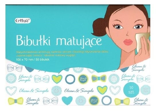 Бумага матирующая, 50 шт. Cettua
Бумага матирующая, 50 шт. Cettua