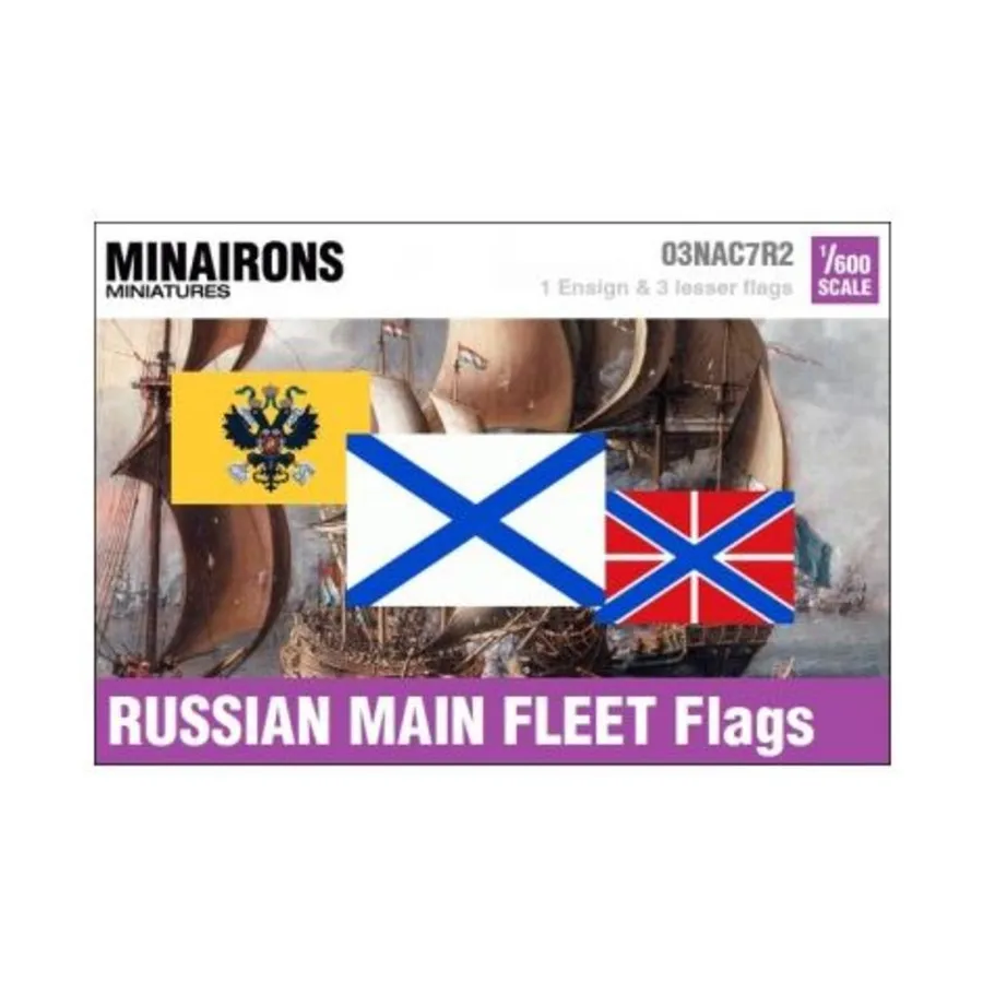 Флаги Главного флота России XVIII века, Naval Flags (1:600) 
Флаги Главного флота России XVIII века, Naval Flags (1:600)
