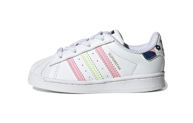 Кеды Adidas Originals Superstar Series Toddler Shoes Baby с полосками, белый 
Кеды Adidas Originals Superstar Series Toddler Shoes Baby с полосками, белый
