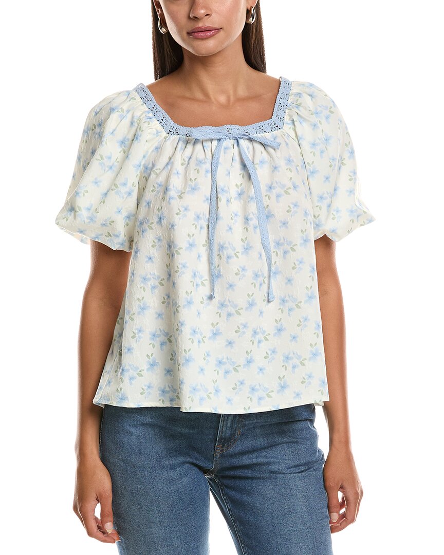 LUXE ALWAYS Топ с буфами на рукавах, белый
LUXE ALWAYS Топ с буфами на рукавах, белый