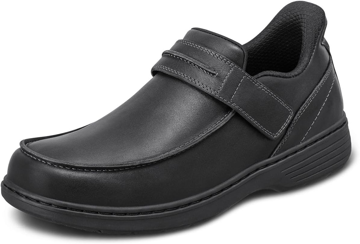 Мужские ортопедические повседневные слипоны Orthofeet Xavier без застежек, черный
Мужские ортопедические повседневные слипоны Orthofeet Xavier без застежек, черный