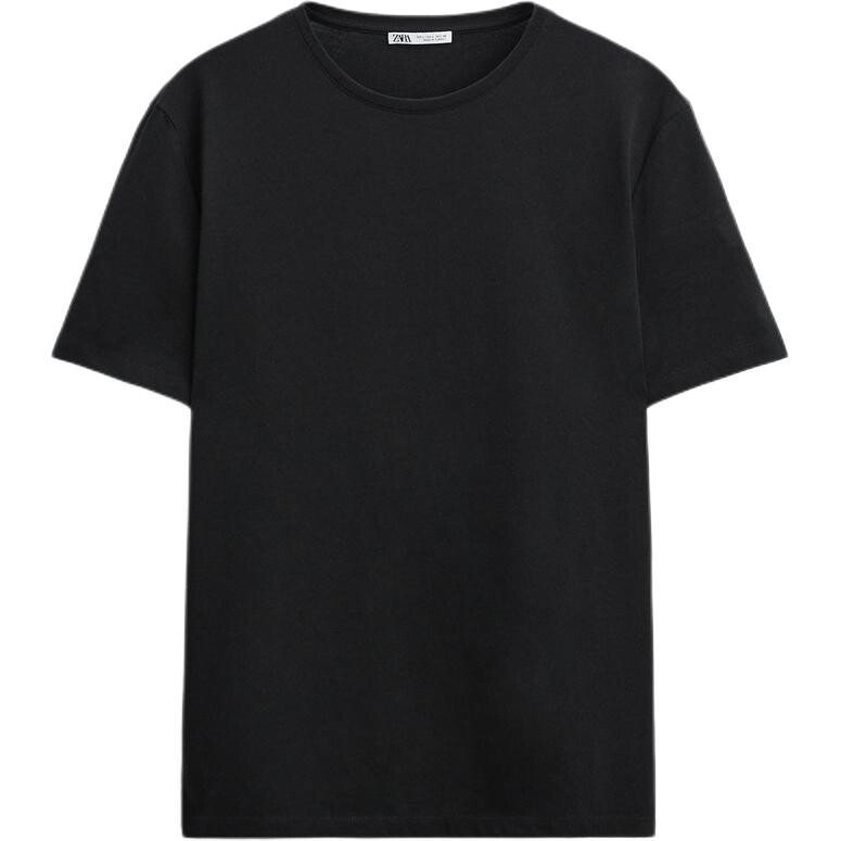 Футболка мужская черная Zara, черный
Футболка мужская черная Zara, черный