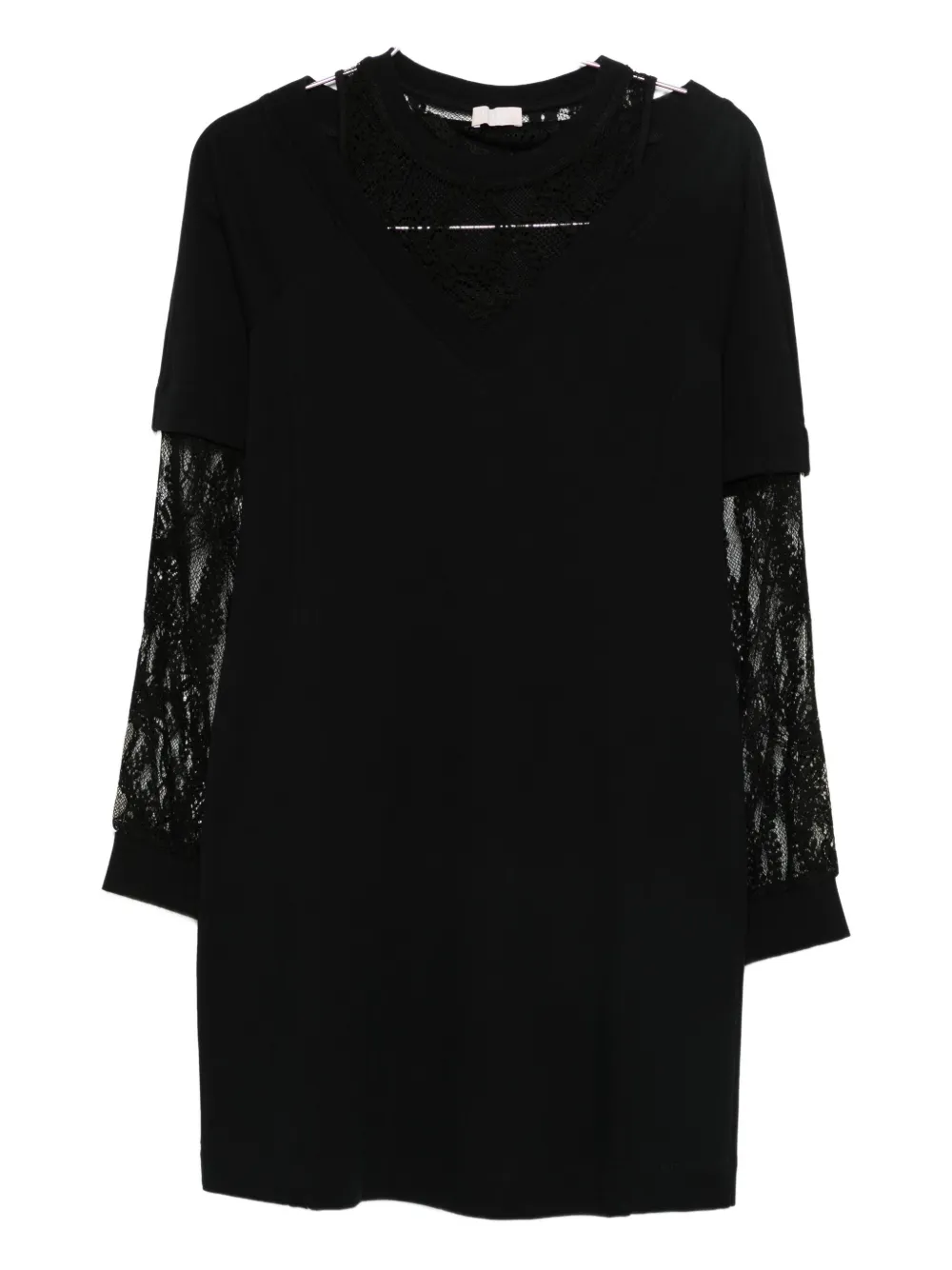 Вязаное платье с кружевом Liu Jo, черный
Вязаное платье с кружевом Liu Jo, черный