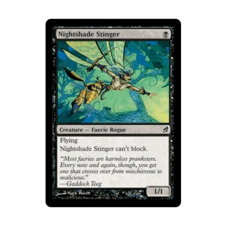 CCG Пасленовое жало (С), MTG - Lorwyn
CCG Пасленовое жало (С), MTG - Lorwyn