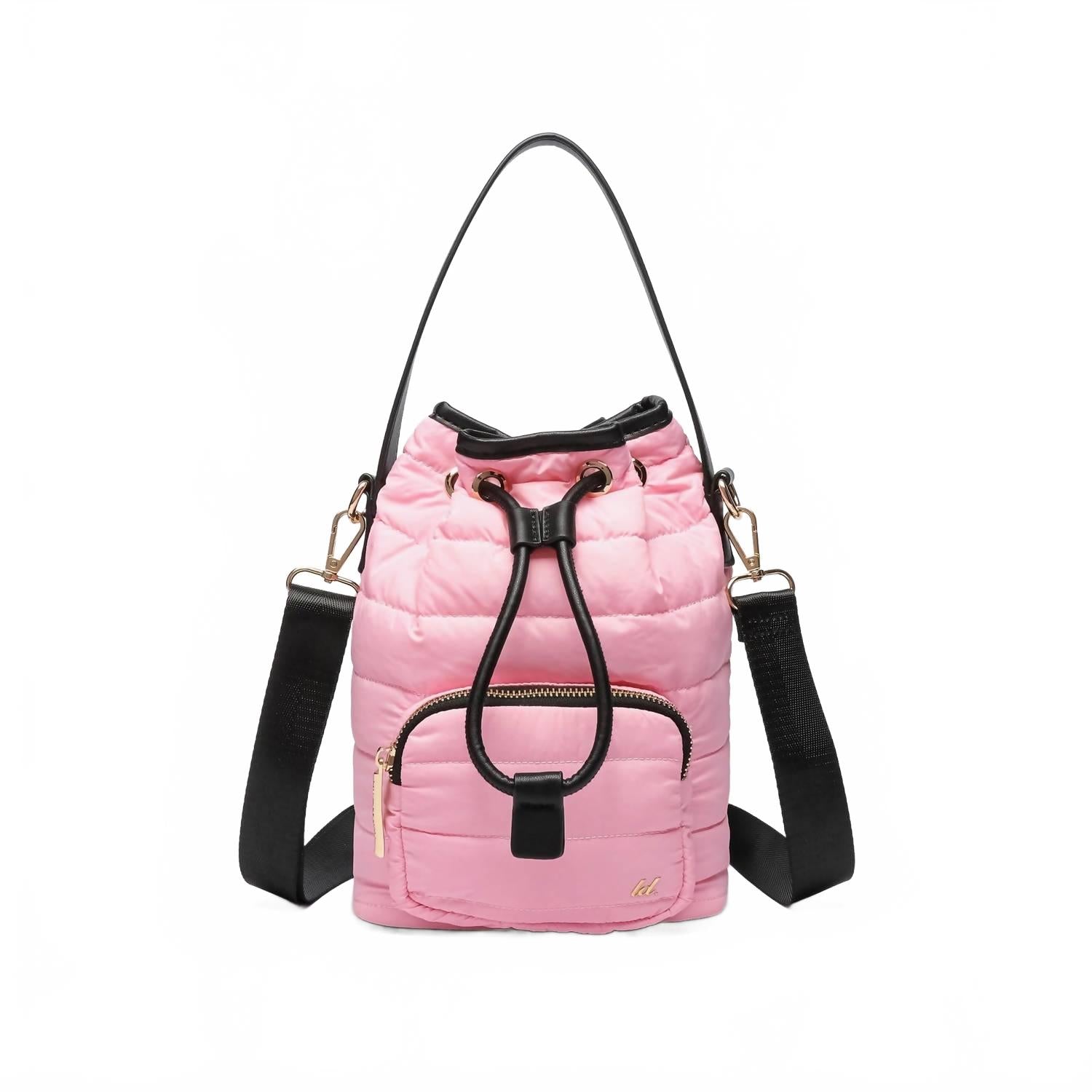 Женская стеганая пуховая сумка-кроссбейд Lucky в нежно-розовом цвете Like Dreams 
Женская стеганая пуховая сумка-кроссбейд Lucky в нежно-розовом цвете Like Dreams