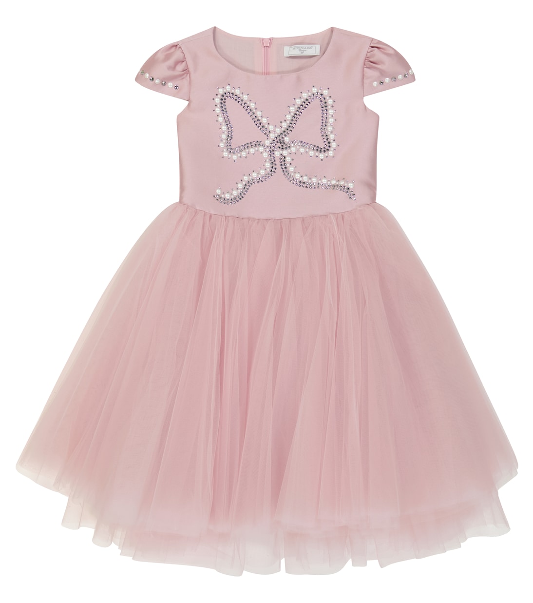 Платье из микадо и тюля с декором Monnalisa, Cipolla
Платье из микадо и тюля с декором Monnalisa, Cipolla