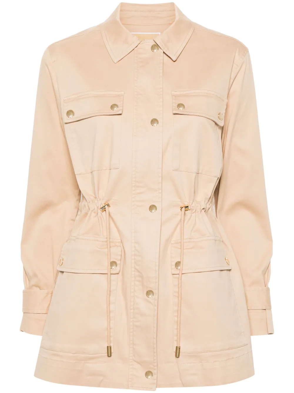 Твиловое пальто в стиле милитари Michael Michael Kors, нейтральный
Твиловое пальто в стиле милитари Michael Michael Kors, нейтральный