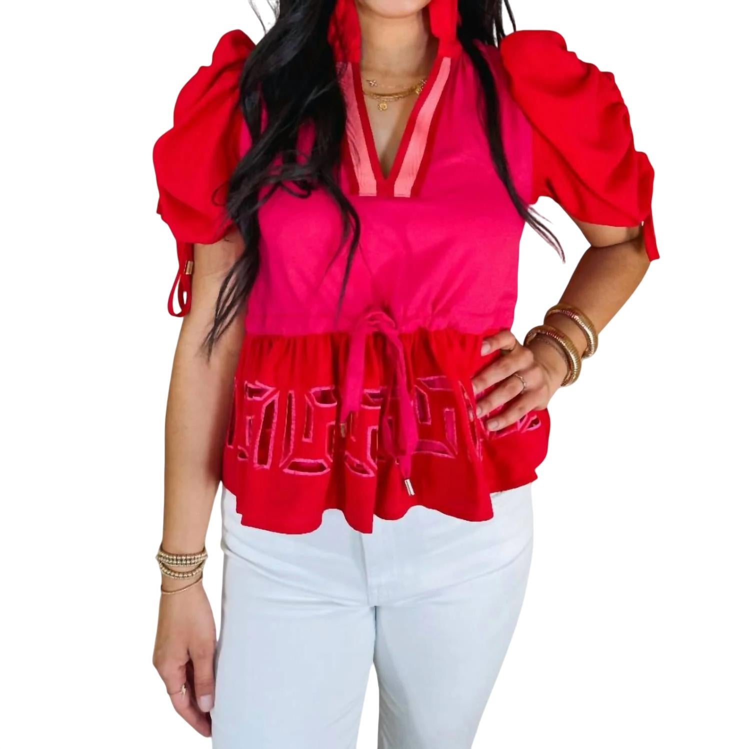 Блуза Posey в стиле кабаре Emily McCarthy, цвет cabaret
Блуза Posey в стиле кабаре Emily McCarthy, цвет cabaret