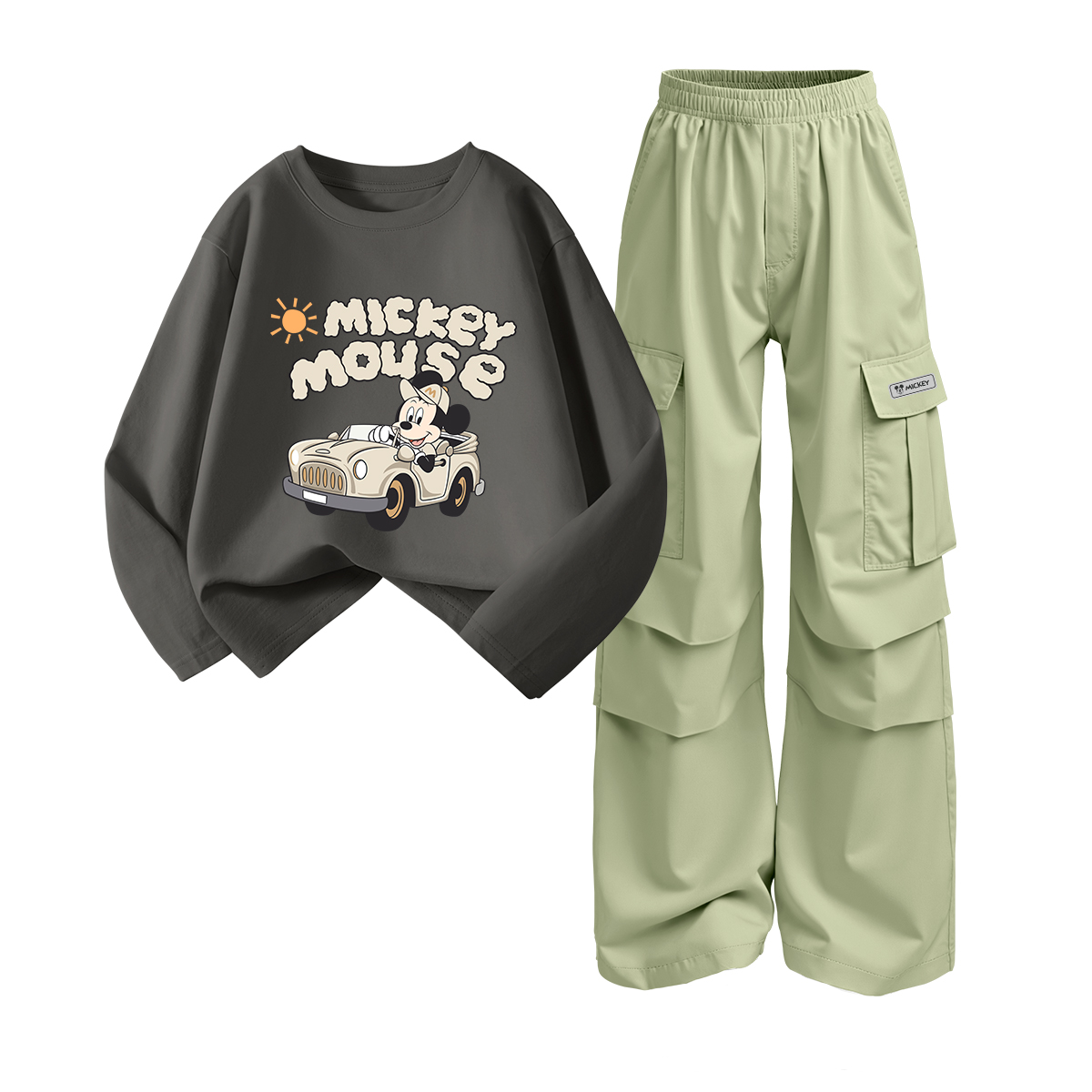 Детская повседневная спортивная одежда Disney, серый/зеленый
Детская повседневная спортивная одежда Disney, серый/зеленый