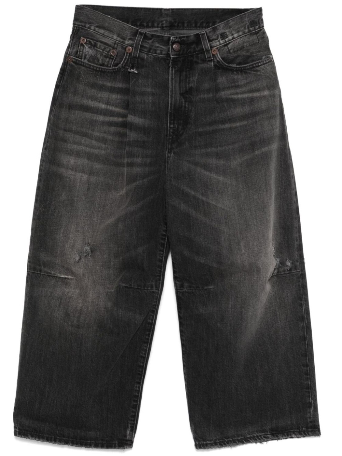 R13 укороченные джинсы широкого кроя, черный
R13 укороченные джинсы широкого кроя, черный