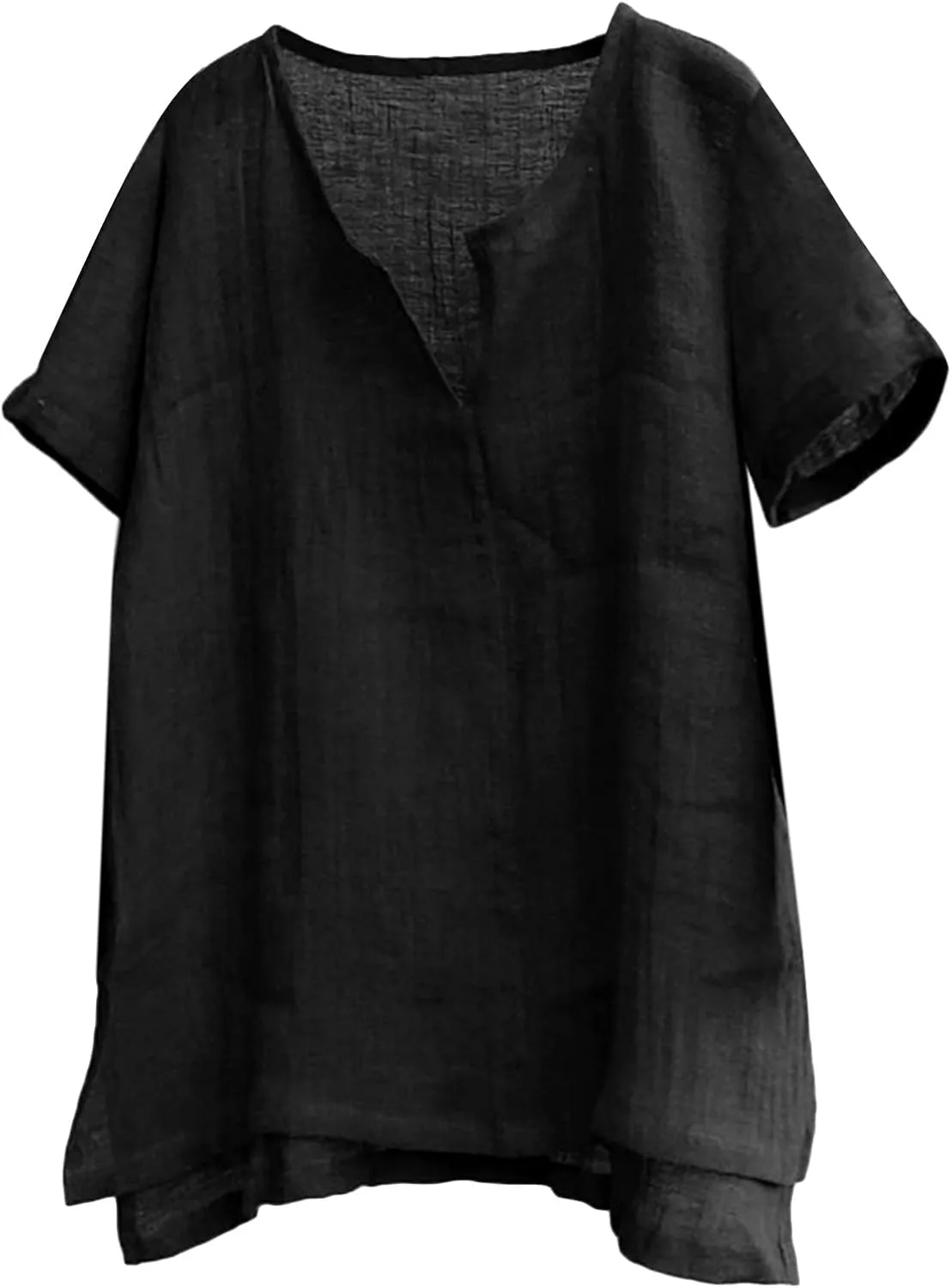 Мужская футболка-хенли с коротким рукавом из хлопка и льна QWENTMTNTY
Мужская футболка-хенли с коротким рукавом из хлопка и льна QWENTMTNTY