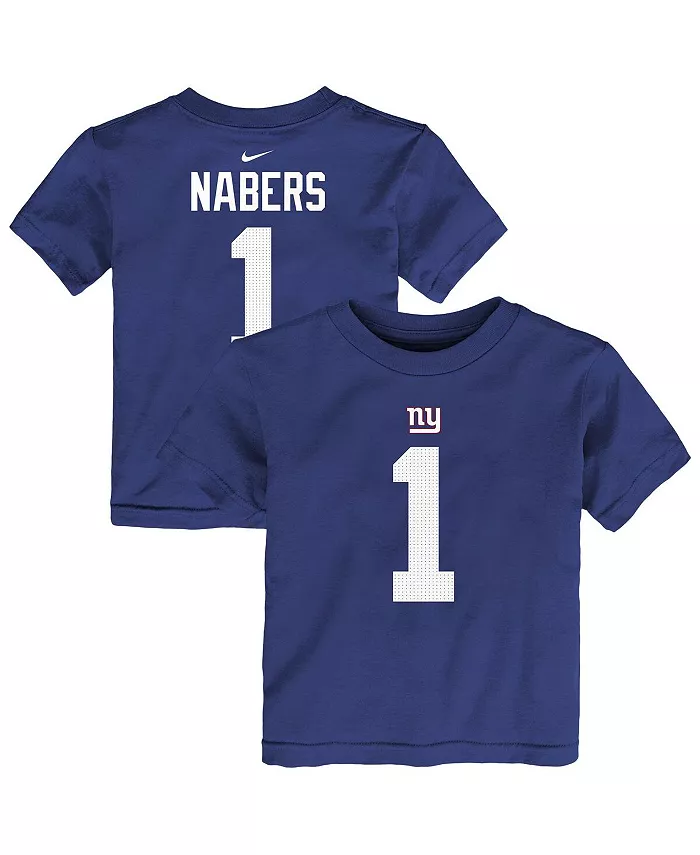 Футболка для малышей Malik Nabers Royal New York Giants с именем и номером Nike
Футболка для малышей Malik Nabers Royal New York Giants с именем и номером Nike