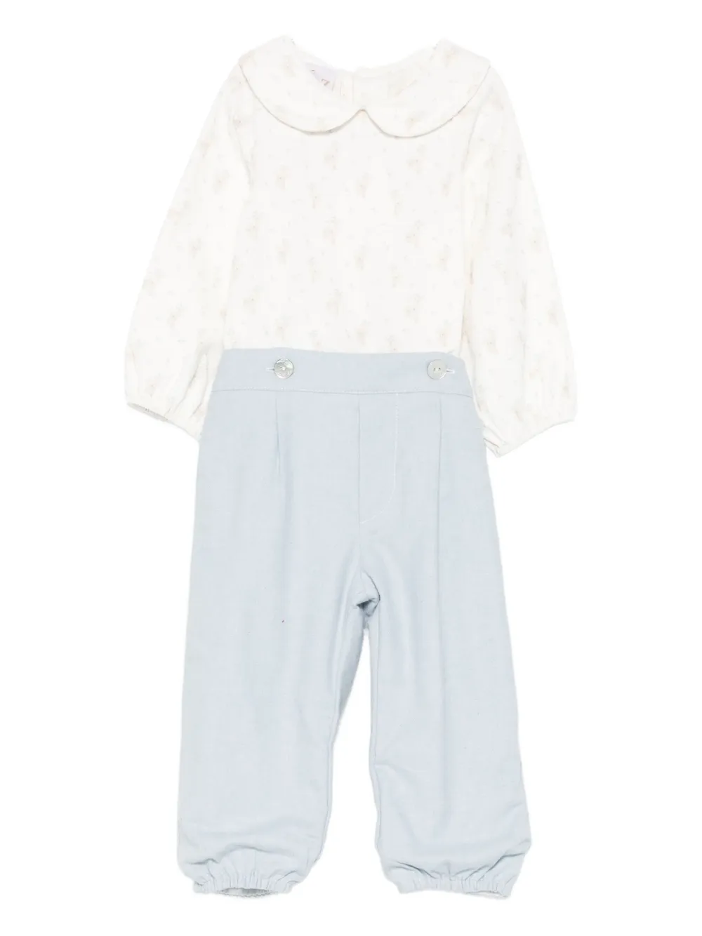 Спортивный костюм с принтом и воротником Питера Пэна Paz Rodriguez, синий
Спортивный костюм с принтом и воротником Питера Пэна Paz Rodriguez, синий