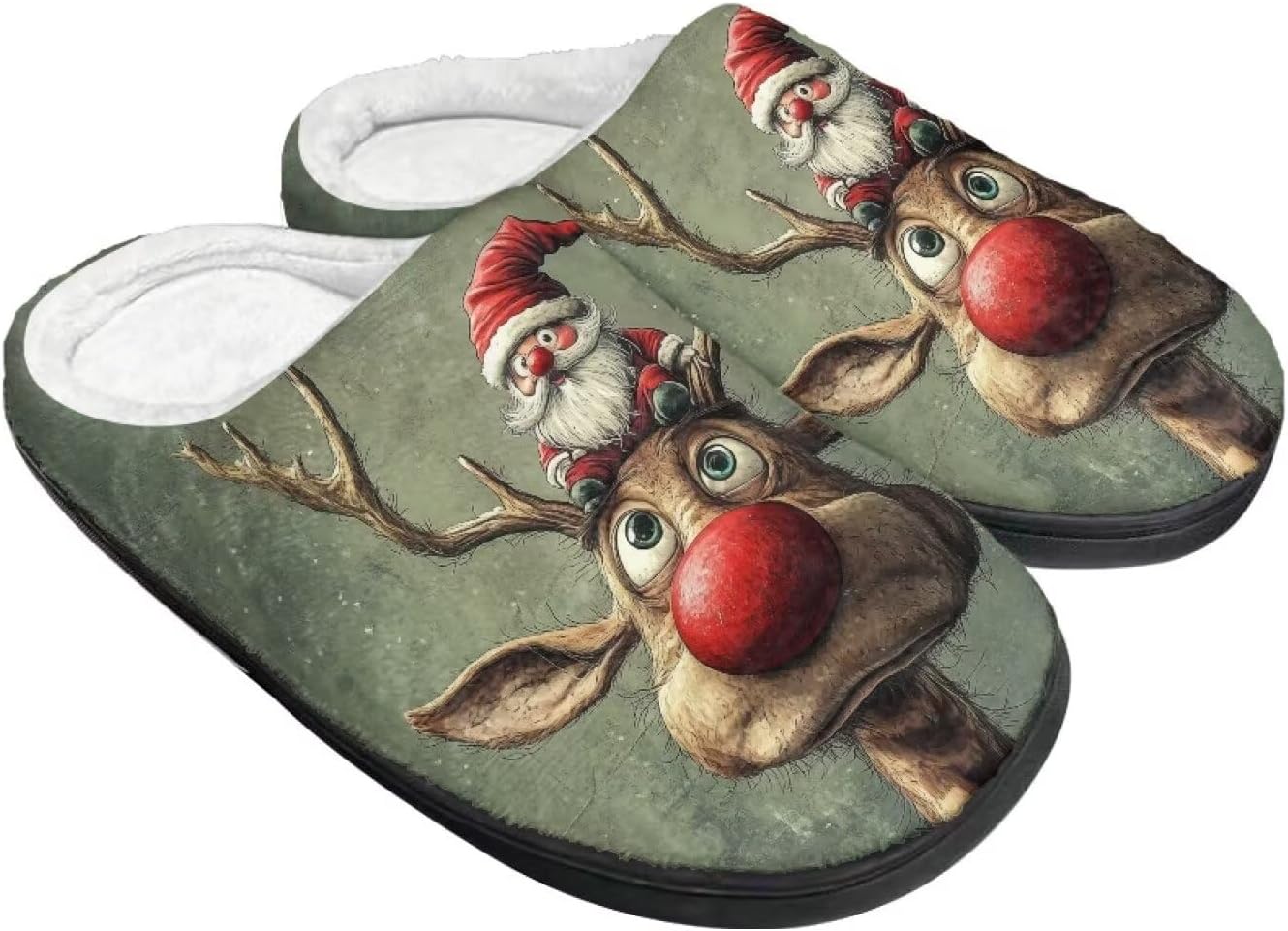 Домашние тапочки Buxolandt Holiday Thanksgiving для женщин и мужчин- мягкие теплые тапочки для спальни, Christmas Elk Print
Домашние тапочки Buxolandt Holiday Thanksgiving для женщин и мужчин- мягкие теплые тапочки для спальни, Christmas Elk Print