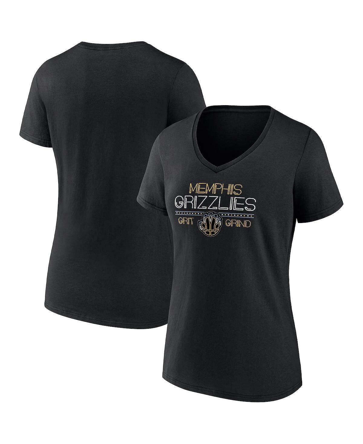 Черная женская фирменная футболка Memphis Grizzlies Hometown Collection Grit Grind с v-образным вырезом Fanatics, черный
Черная женская фирменная футболка Memphis Grizzlies Hometown Collection Grit Grind с v-образным вырезом Fanatics, черный
