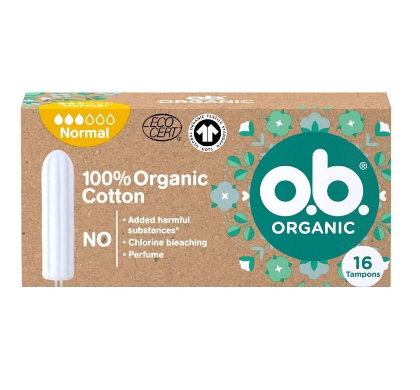 O.B. Organic Normal гигиенические тампоны, 16 шт.
O.B. Organic Normal гигиенические тампоны, 16 шт.