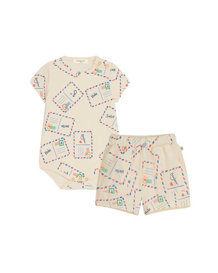 Комплект боди и шорт от Bonniemob The bonnie mob, мультиколор 
Комплект боди и шорт от Bonniemob The bonnie mob, мультиколор