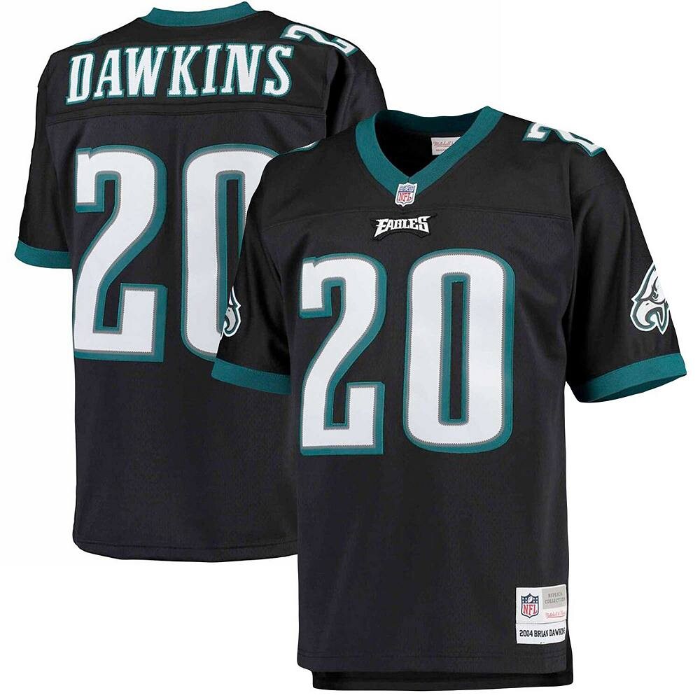 Мужская футболка Mitchell & Ness Brian Dawkins Black Philadelphia Eagles Big & Tall 2004, реплика вышедшего на пенсию игрока, цвет Eag Black
Мужская футболка Mitchell & Ness Brian Dawkins Black Philadelphia Eagles Big & Tall 2004, реплика вышедшего на пенсию игрока, цвет Eag Black
