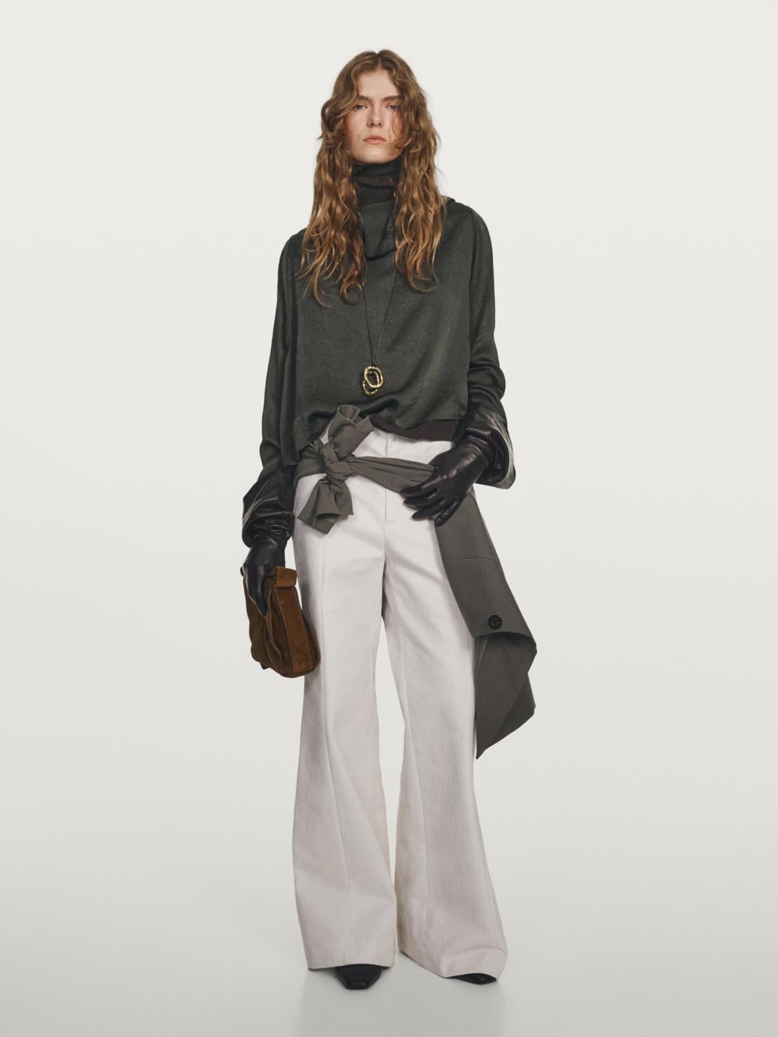 Короткая атласная блузка струящегося кроя - студия Massimo Dutti, темно-зеленый
Короткая атласная блузка струящегося кроя - студия Massimo Dutti, темно-зеленый