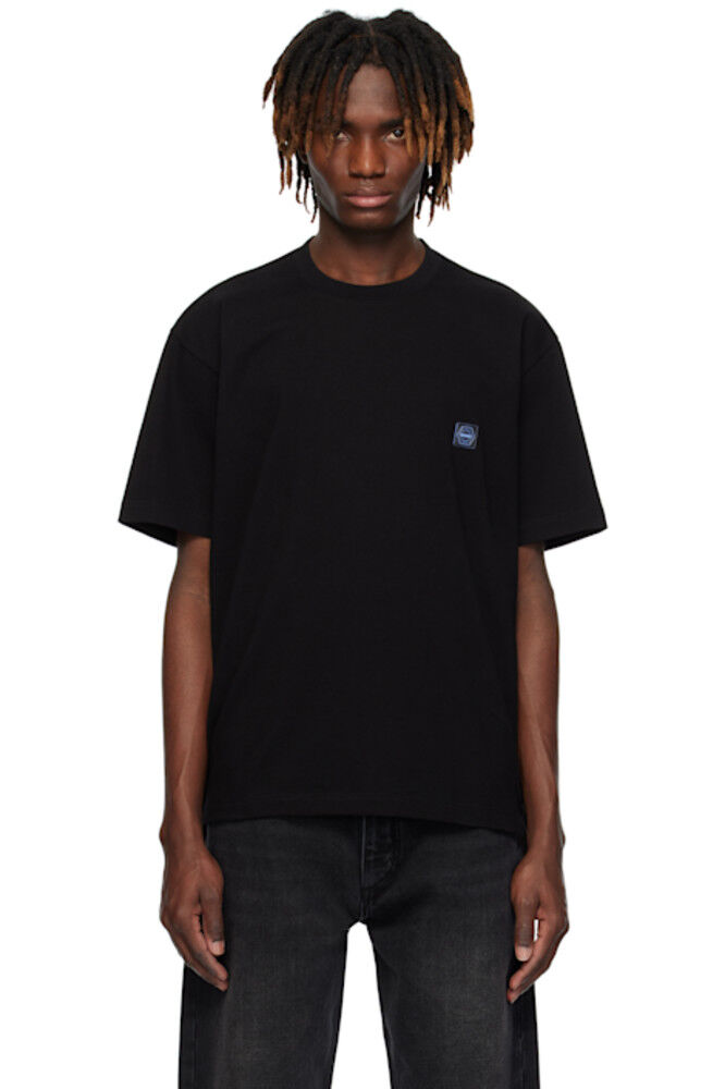 Черная футболка с вышитым логотипом Solid Homme
Черная футболка с вышитым логотипом Solid Homme