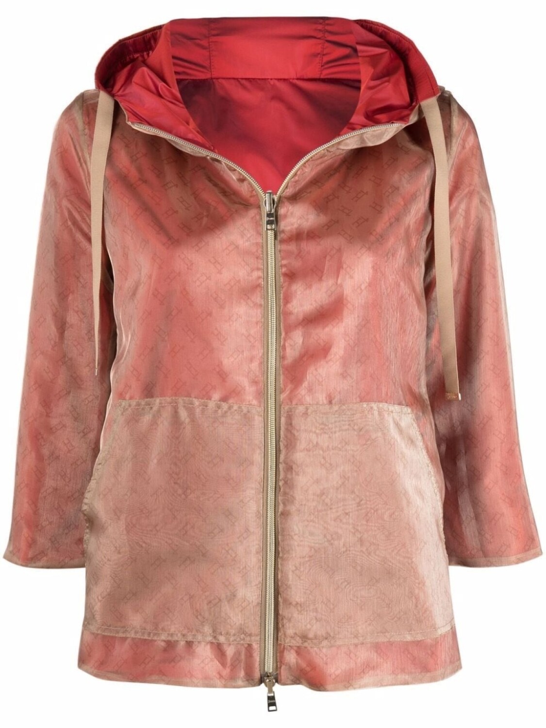 Herno худи на молнии, нейтральный цвет
Herno худи на молнии, нейтральный цвет