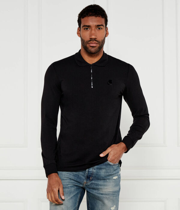 Рубашка поло Regular fit Karl Lagerfeld, черный
Рубашка поло Regular fit Karl Lagerfeld, черный