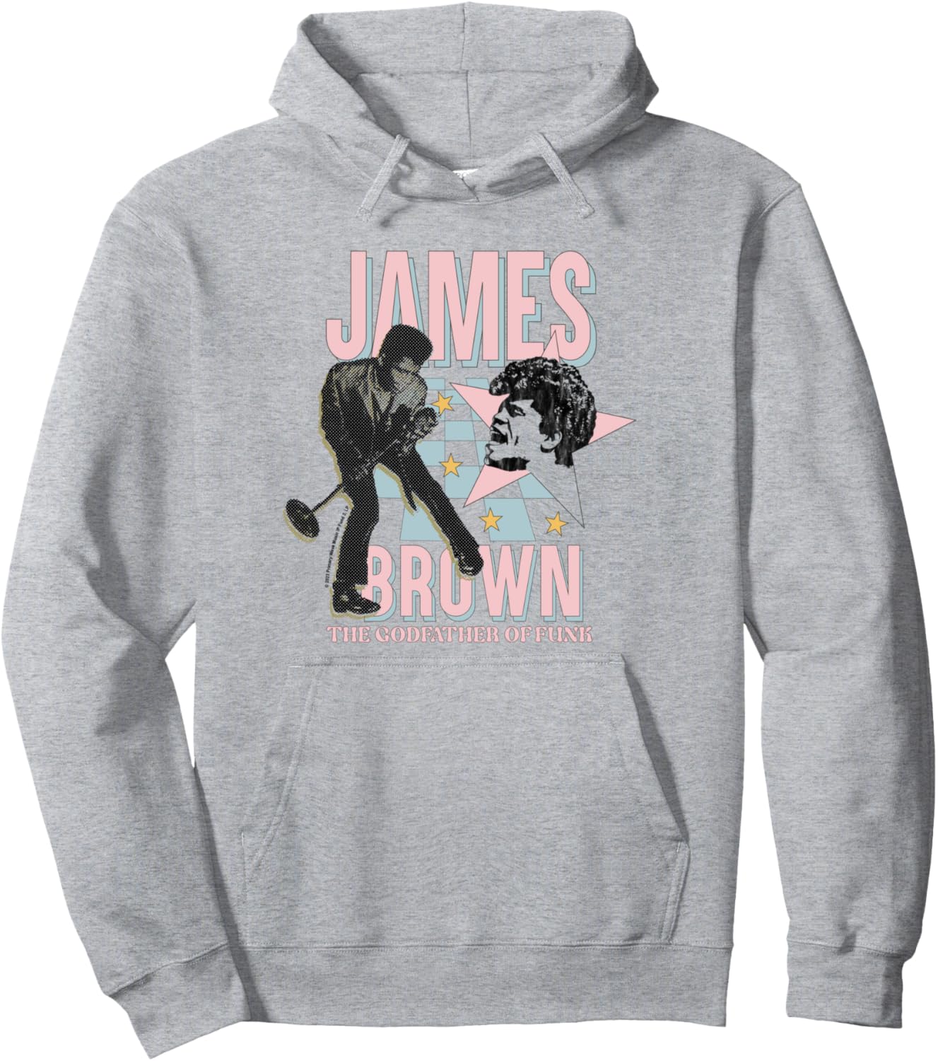 Худи в клетку с изображением Джеймса Брауна, крестного отца фанка Popfunk, серый
Худи в клетку с изображением Джеймса Брауна, крестного отца фанка Popfunk, серый