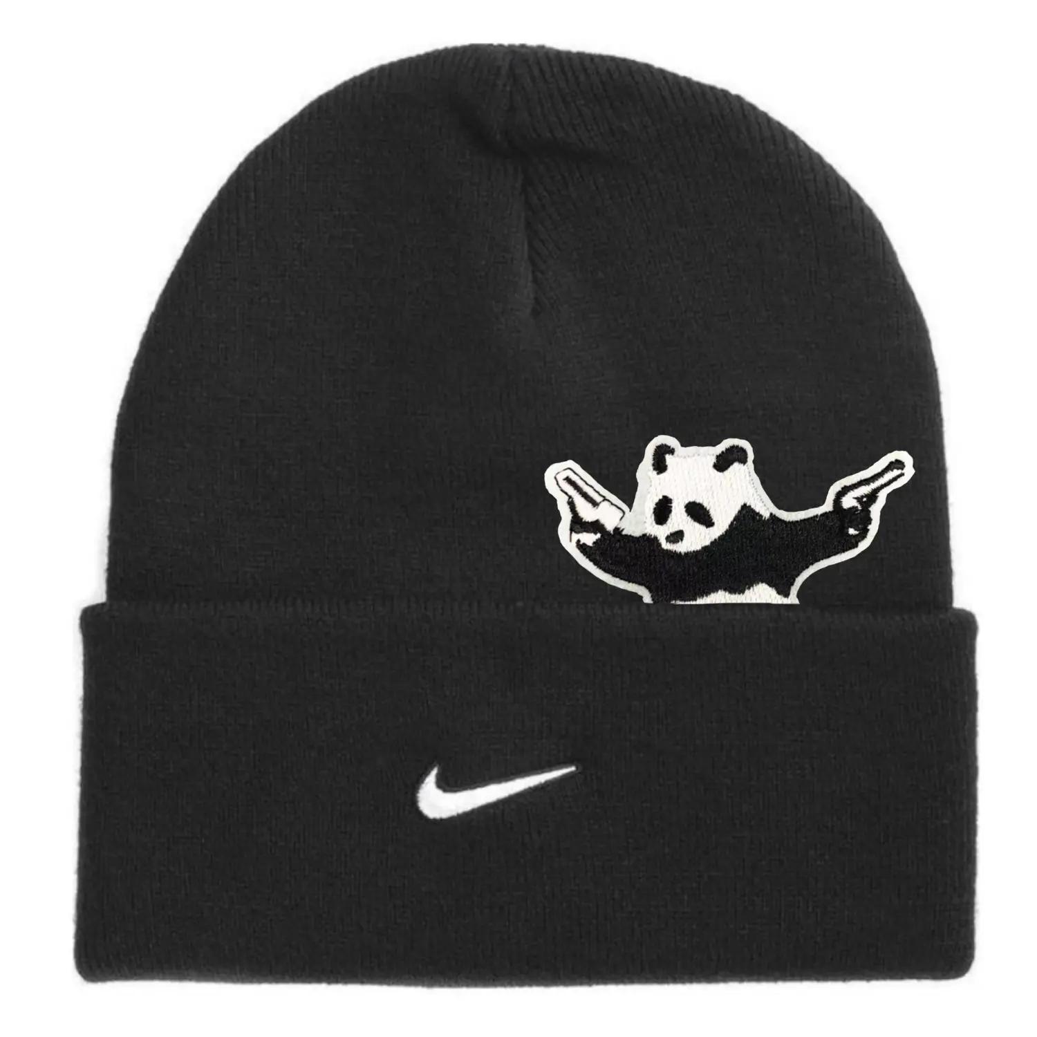 Nike Унисекс черная шапка-бини из полиэстера
Nike Унисекс черная шапка-бини из полиэстера