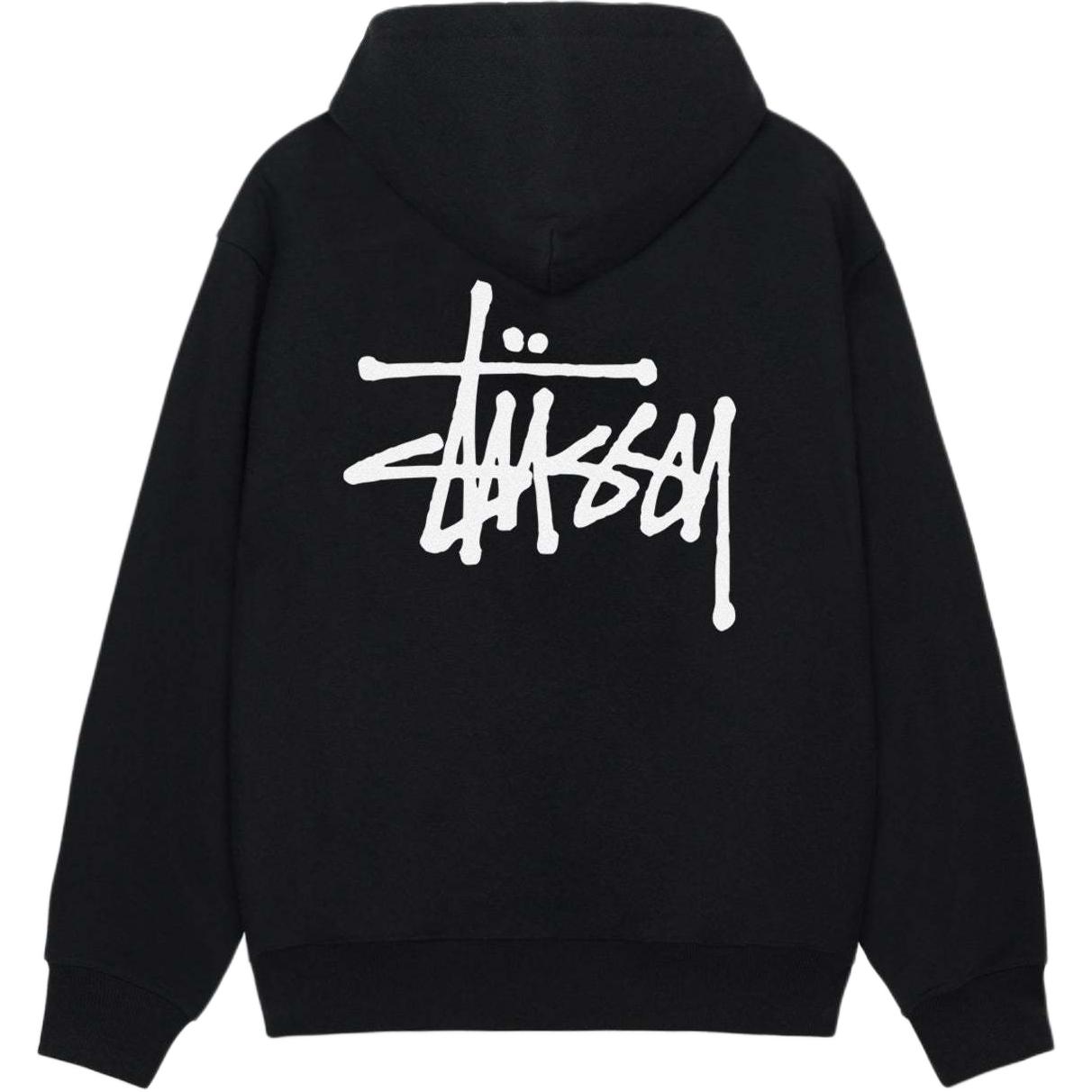 Базовый худи на молнии Stussy, черный
Базовый худи на молнии Stussy, черный