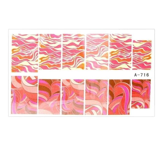 Наклейки для ногтей на водной основе, лист 9 х 5,5 см, № 716, Molly Lac
Наклейки для ногтей на водной основе, лист 9 х 5,5 см, № 716, Molly Lac